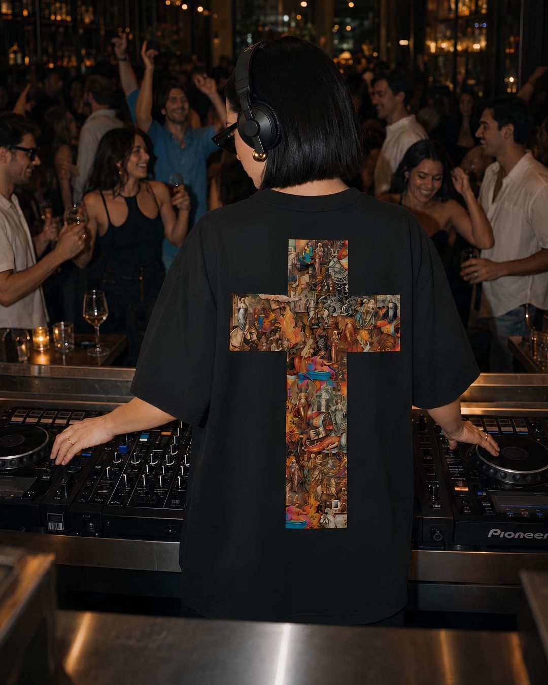 Camiseta Farra World en evento