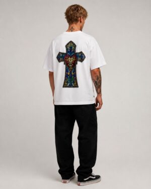 T-SHIRT CRUZ VIDRIERA BLANCA - LaMisa Collection